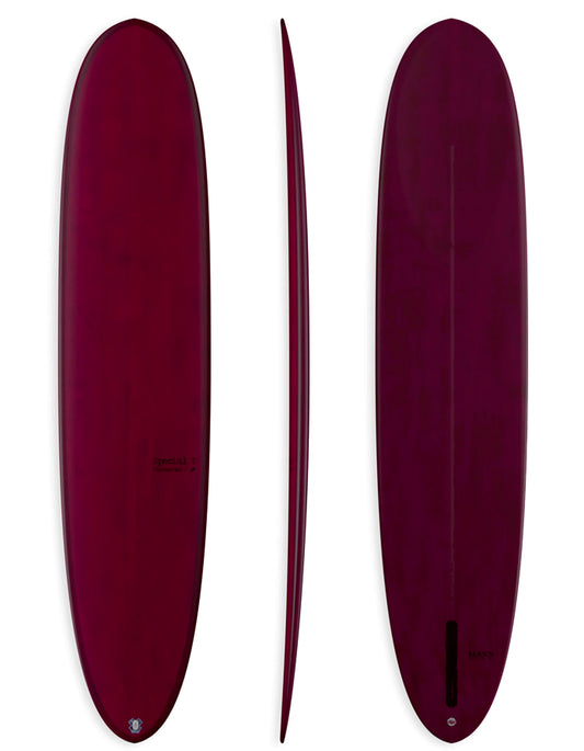  FIREWIRE SURFBOARDS SPECIAL T 9'0" LONGBOARD THUNDERBOLT RED