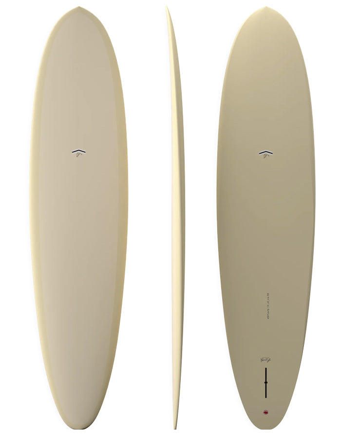  FIREWIRE OUTLIER 7'6" MID LENGTH THUNDERBOLT RED TAN SINGLE FIN