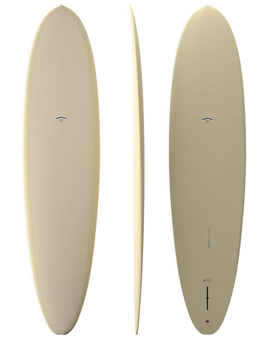  FIREWIRE OUTLIER 7'6" MID LENGTH THUNDERBOLT RED TAN SINGLE FIN
