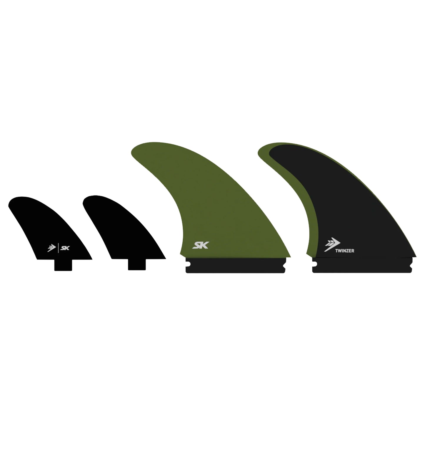  FIREWIRE PINNE STU KENSON TWINZER FIN SET