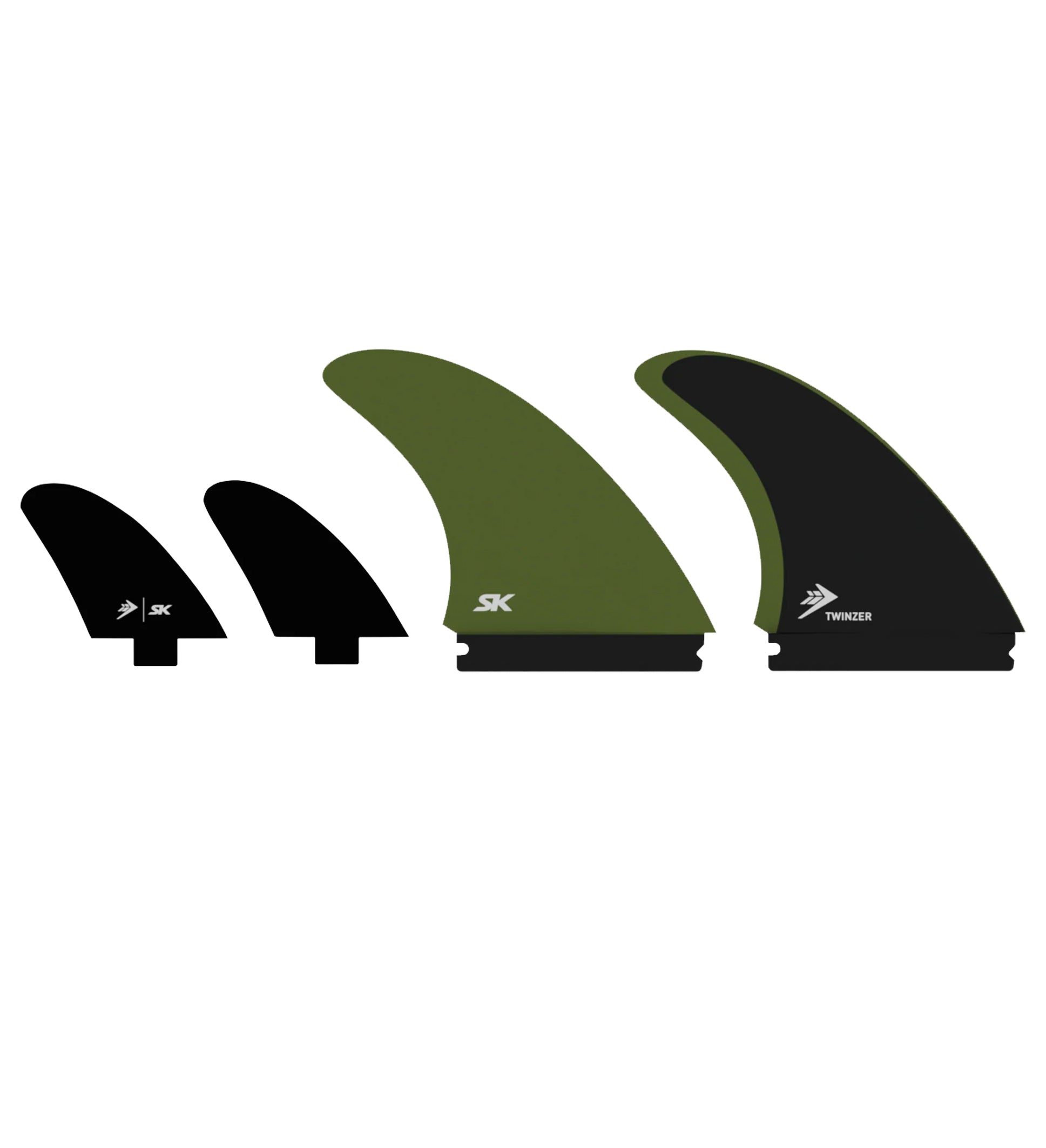  FIREWIRE PINNE STU KENSON TWINZER FIN SET