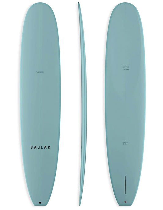  FIREWIRE WAIKIKI 9'2" LONGBOARD THUNDERBOLT SILVER BLUE
