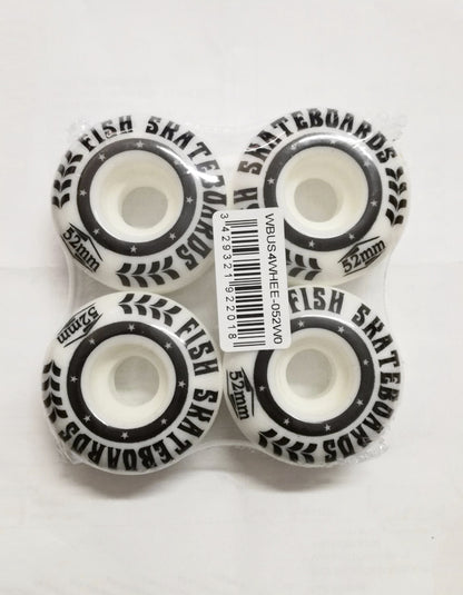  FISH SKATEBOARDS WHEELS 52X32