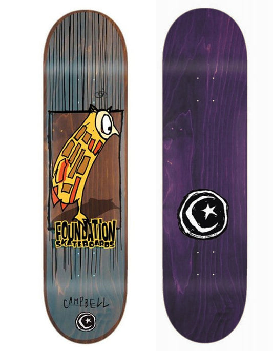  FOUNDATION 8.38" AIDAN OWL SKATEBOARD DECK