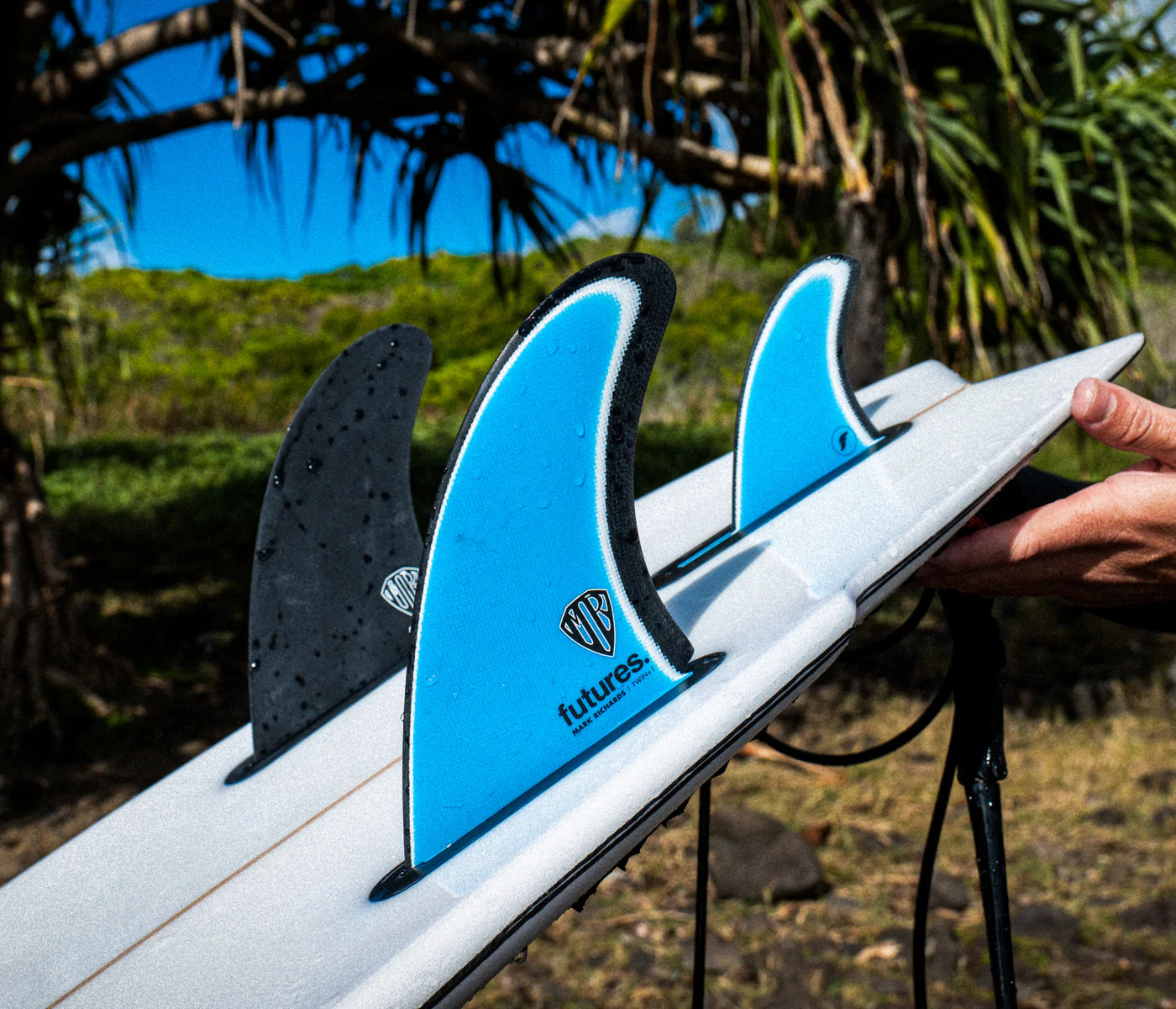  FUTURES FINS MARK RICHARDS MR TWIN+1 FIBERGLASS