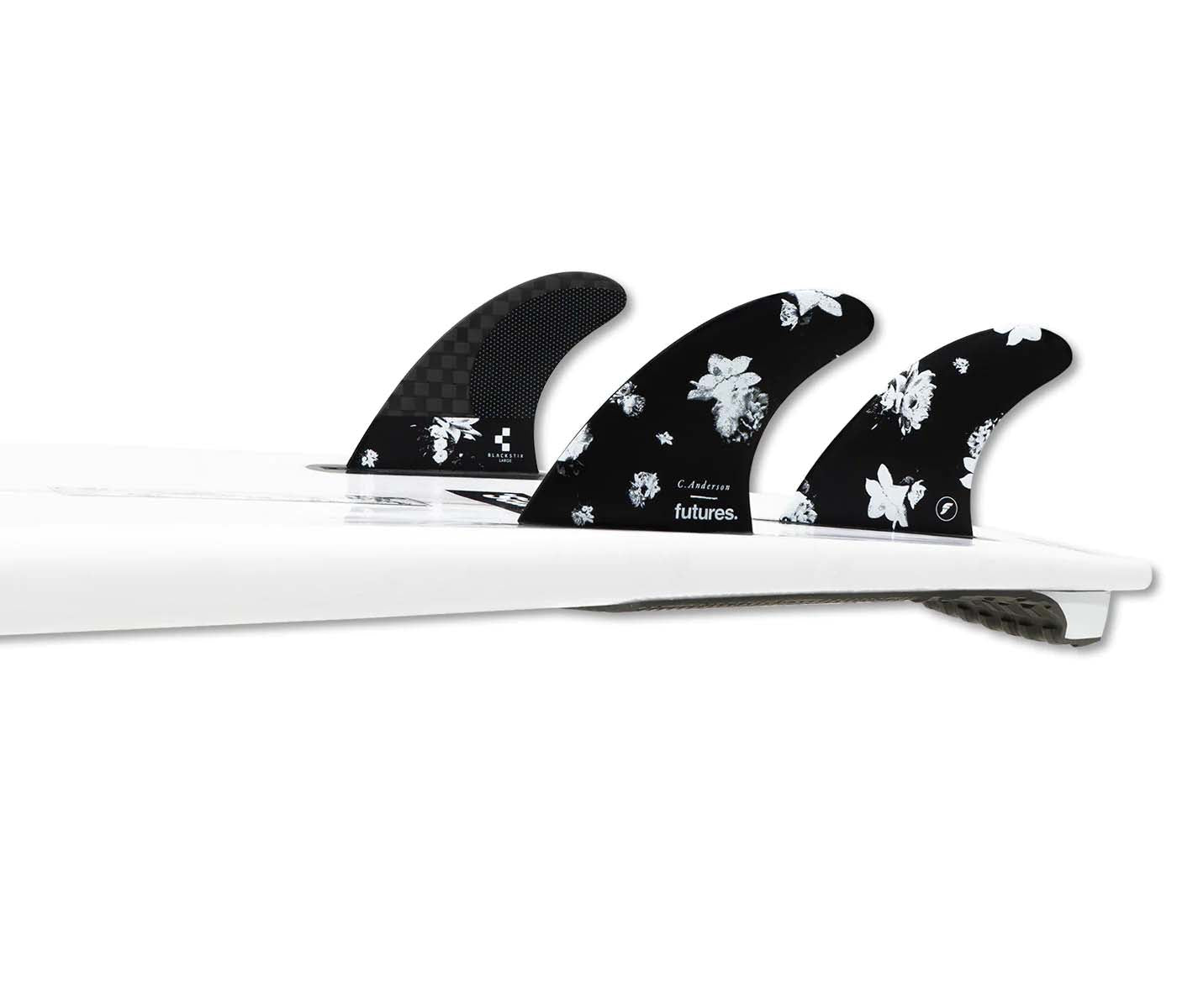  FUTURES FINS ANDO BLACKSTIX THRUSTER LARGE