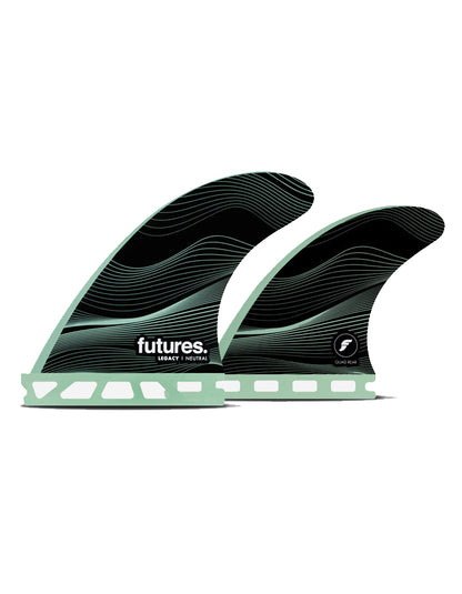  FUTURES FINS F6 HC LEGACY QUAD SET SMALL GREEN