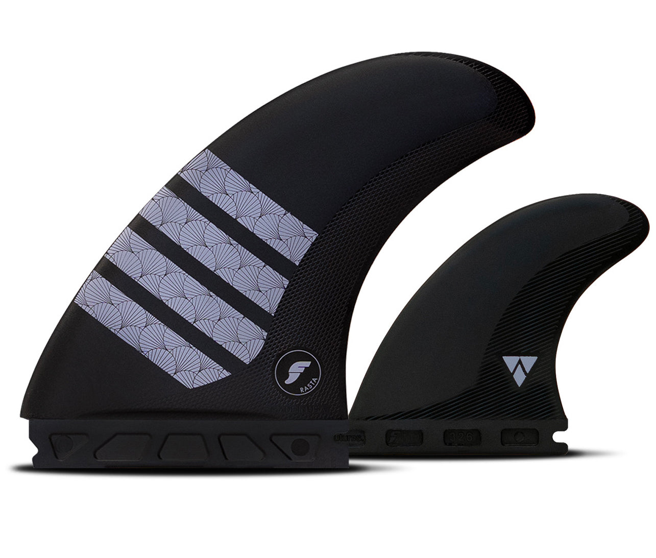  FUTURES FINS RASTA ALPHA TWIN+1 CARBON PURPLE