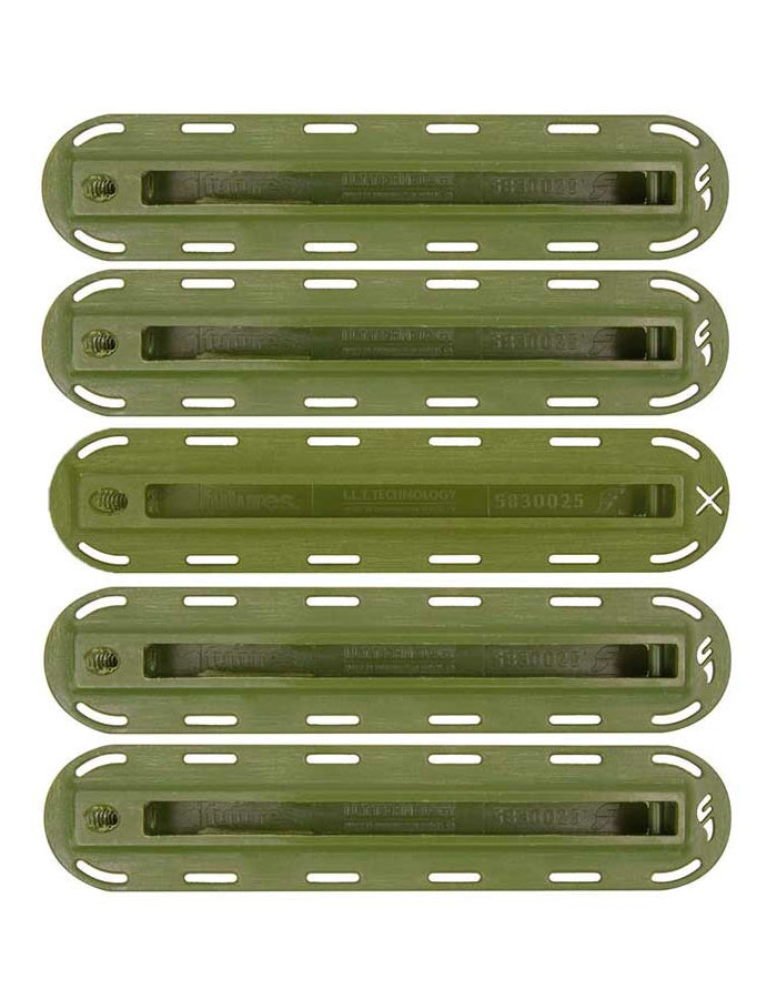 FUTURES FIVE SET FIN BOX ARMY GREEN