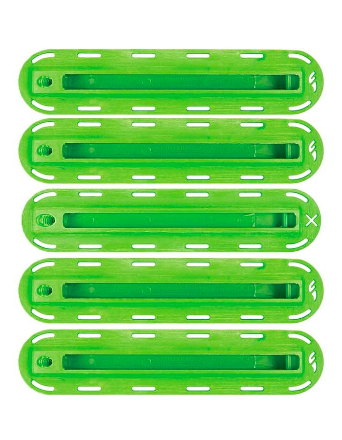  FUTURES FIVE SET FIN BOX LIME GREEN