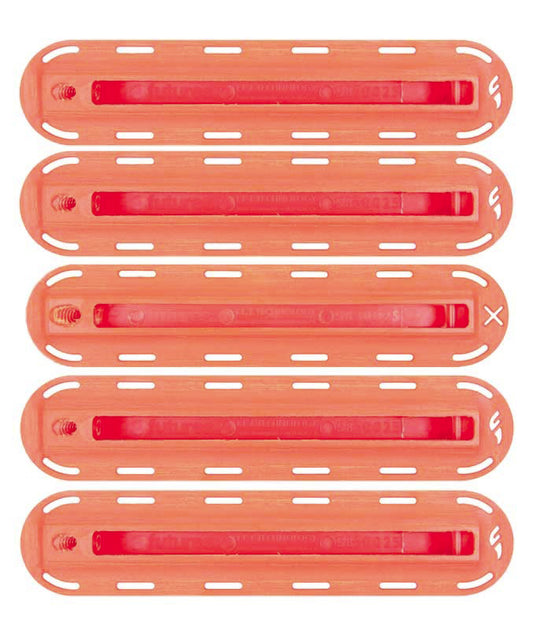  FUTURES FIVE SET FIN BOX NEON ORANGE