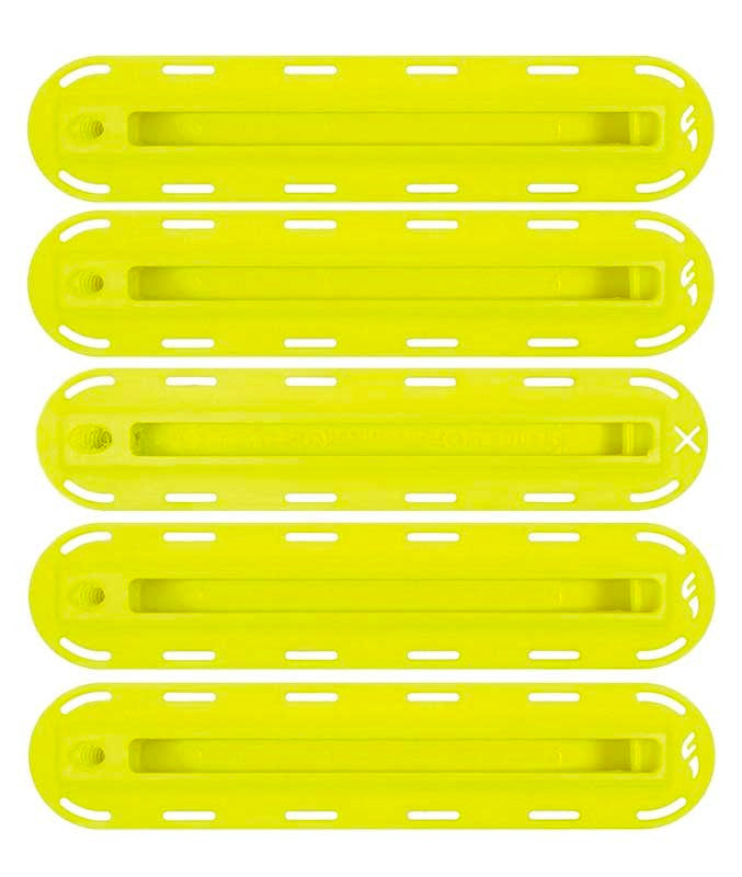  FUTURES FIVE SET FIN BOX NEON YELLOW
