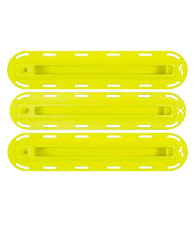 FUTURES THRUSTER SET FIN BOX NEON YELLOW