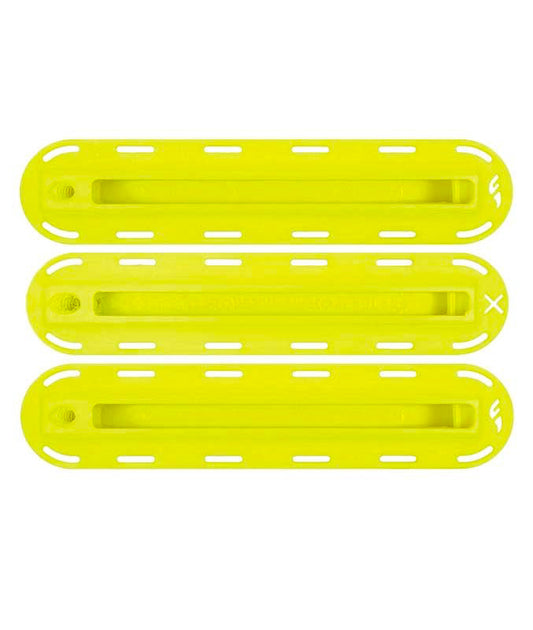  FUTURES THRUSTER SET FIN BOX NEON YELLOW