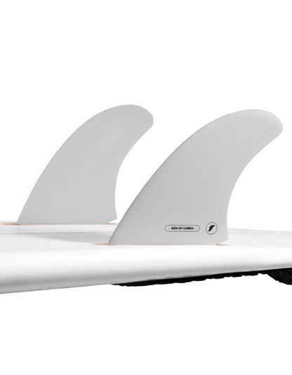 FUTURES SON OF COBRA TWIN FIN WARM GREY