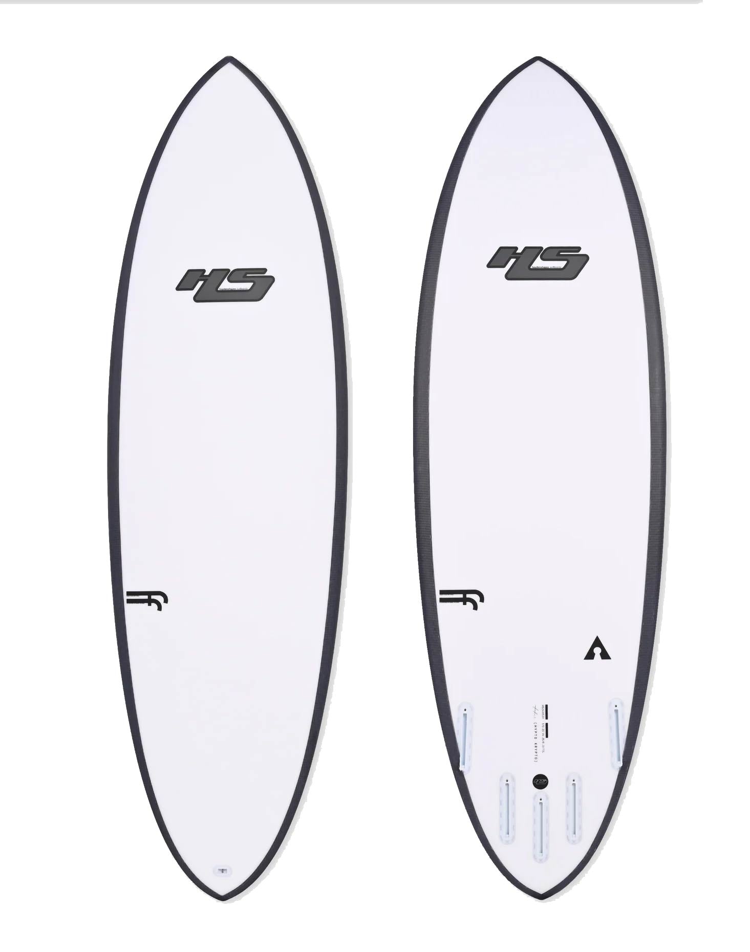  HAYDENSHAPES HYPTO KRYPTO FF V CLEAR FUTURES FINS