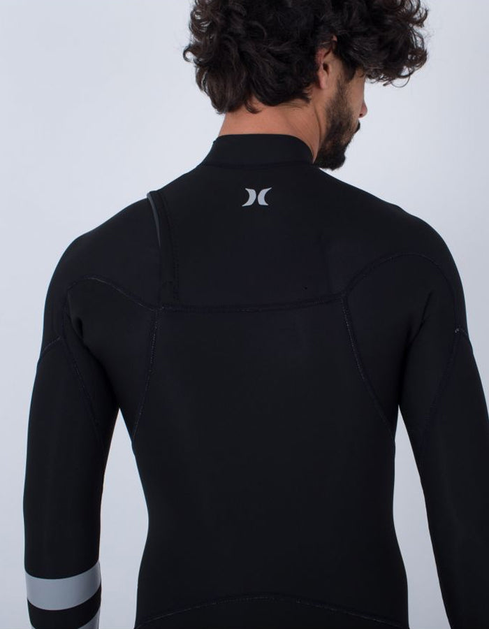  HURLEY ADVANT 2/2MM LS SPRINGSUIT CHEST ZIP BLACK
