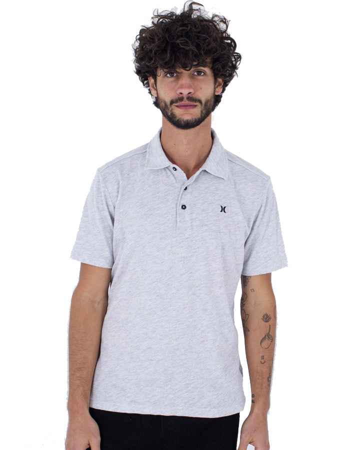  HURLEY POLO SHORT SLEEVE ACE VISTA WHITE HEATHER