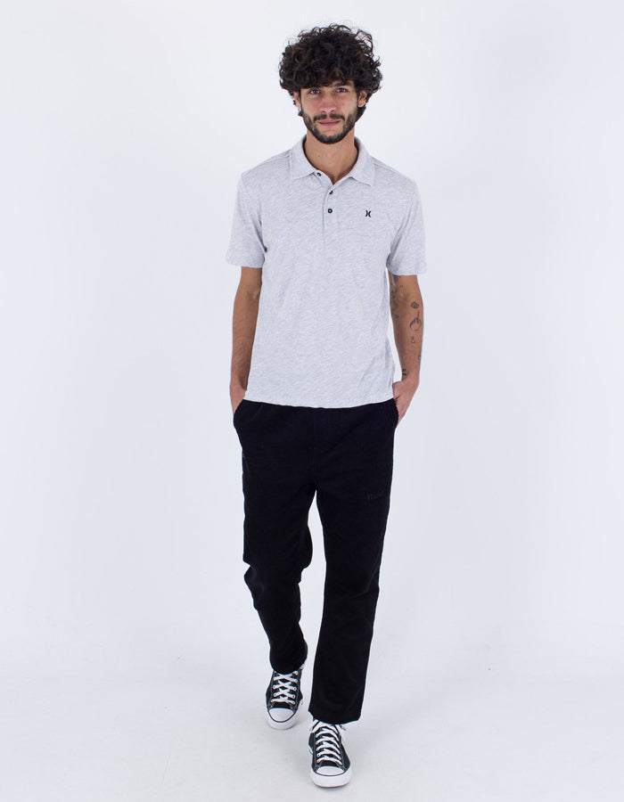  HURLEY POLO SHORT SLEEVE ACE VISTA WHITE HEATHER