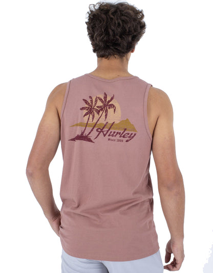  HURLEYEVERYDAY DIAMOND HEAD TANK PHANTOM ROSE