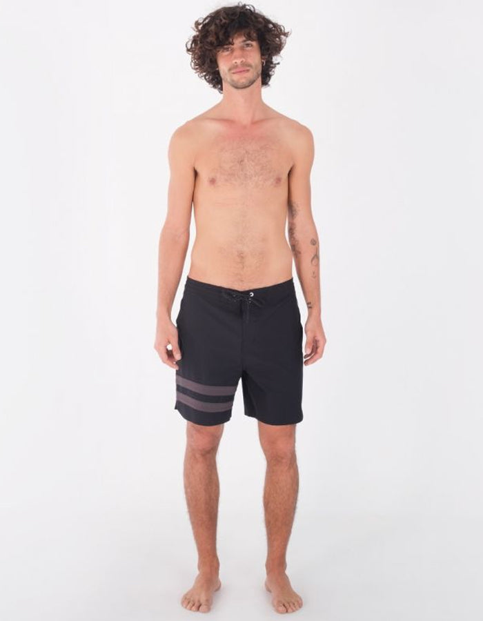  HURLEY PHANTOM+ BLOCK PARTY RENEGADE BOARDSHORTS 18" BLACK