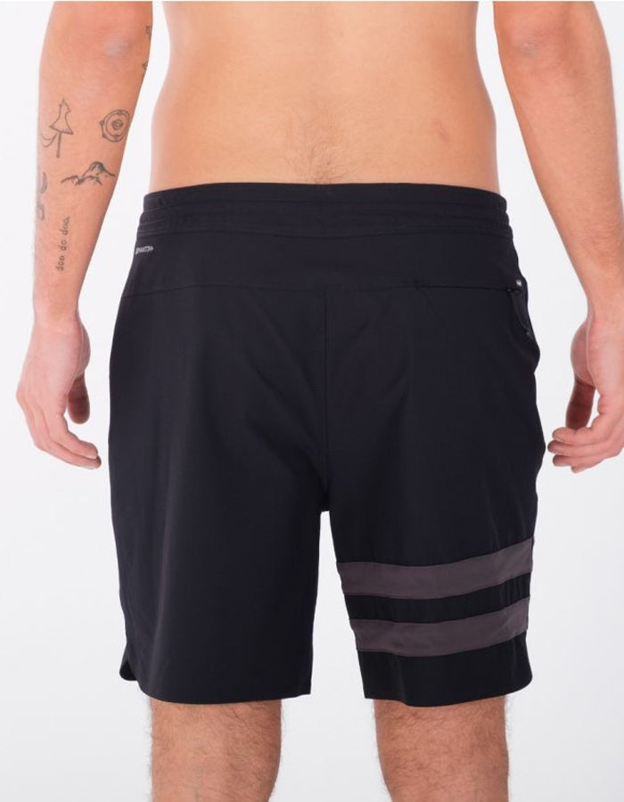  HURLEY PHANTOM+ BLOCK PARTY RENEGADE BOARDSHORTS 18" BLACK
