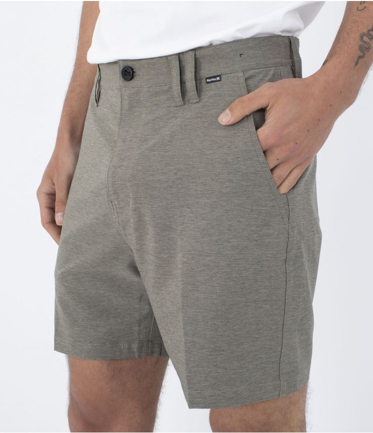 HURLEY PHANTOM HEATHER WALKSHORTS 18" OLIVE
