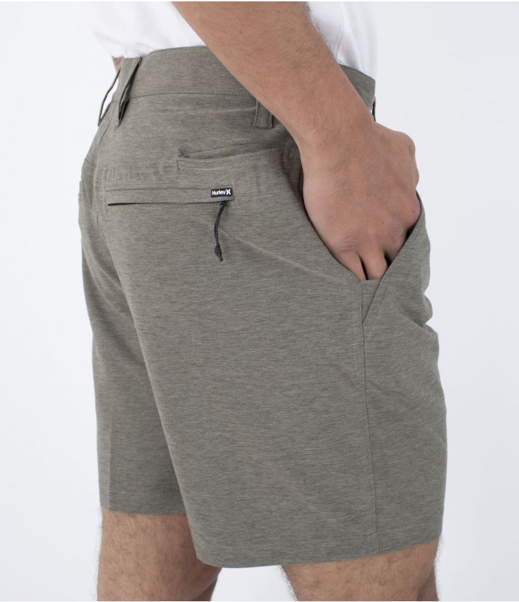 HURLEY PHANTOM HEATHER WALKSHORTS 18" OLIVE