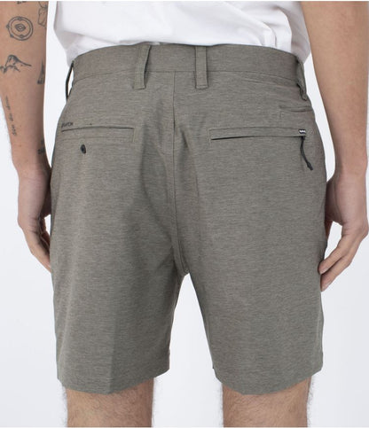  HURLEY PHANTOM HEATHER WALKSHORTS 18" OLIVE