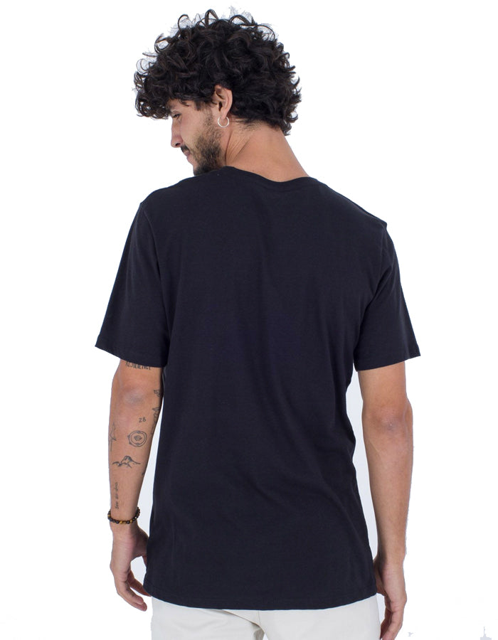 HURLEY EVERYDAY HALFER GRADIENT TEE BLACK