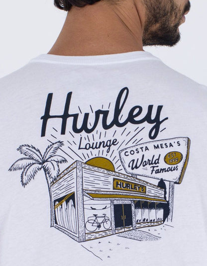  HURLEY EVERYDAY HURLEY'S TEE WHITE