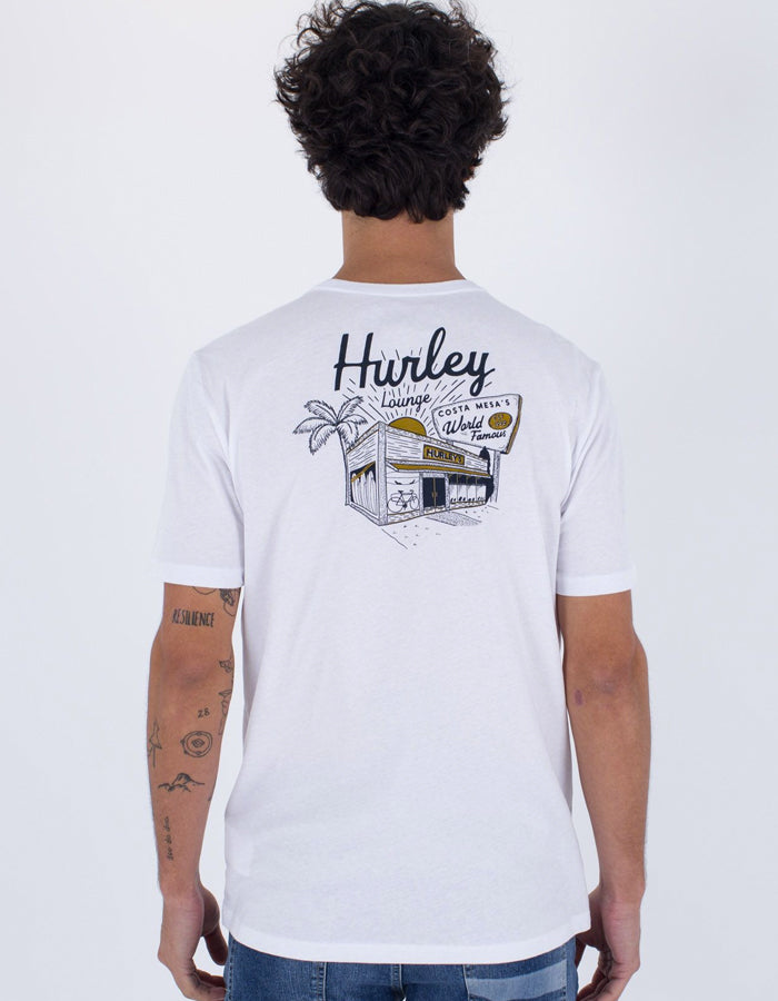  HURLEY EVERYDAY HURLEY'S TEE WHITE