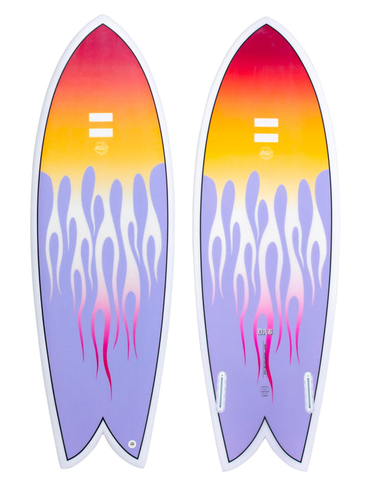  INDIO ENDURANCE DAB TWIN FIN FISH FIRE