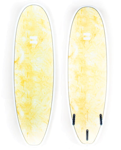  INDIO 7'0" ENDURANCE PLUS SWIRL EFFECT YELLOW FUNBOARD