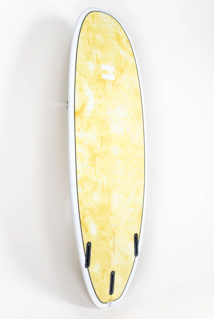  INDIO 7'0" ENDURANCE PLUS SWIRL EFFECT YELLOW FUNBOARD