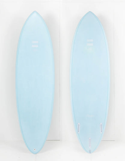  INDIO ENDURANCE RACER ALL ROUND SHORTBOARD AQUA BLUE