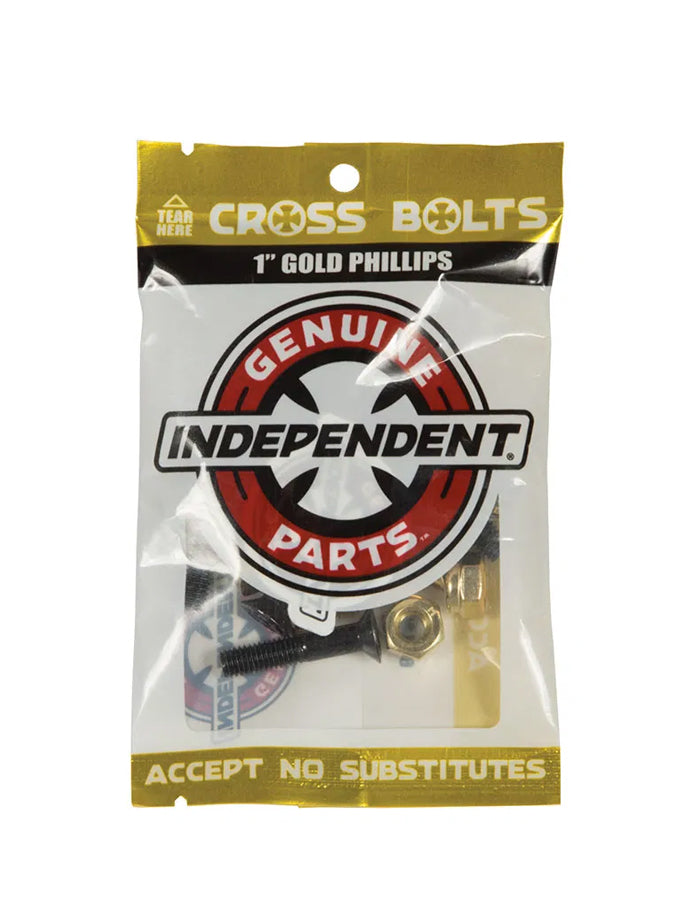  INDEPENDENT GENUINE PARTS PHILLIPS HARDWARE 1" BLACK GOLD