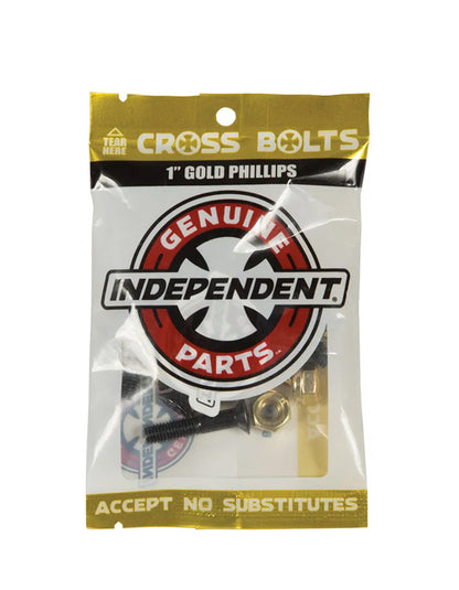  INDEPENDENT GENUINE PARTS PHILLIPS HARDWARE 1" BLACK GOLD