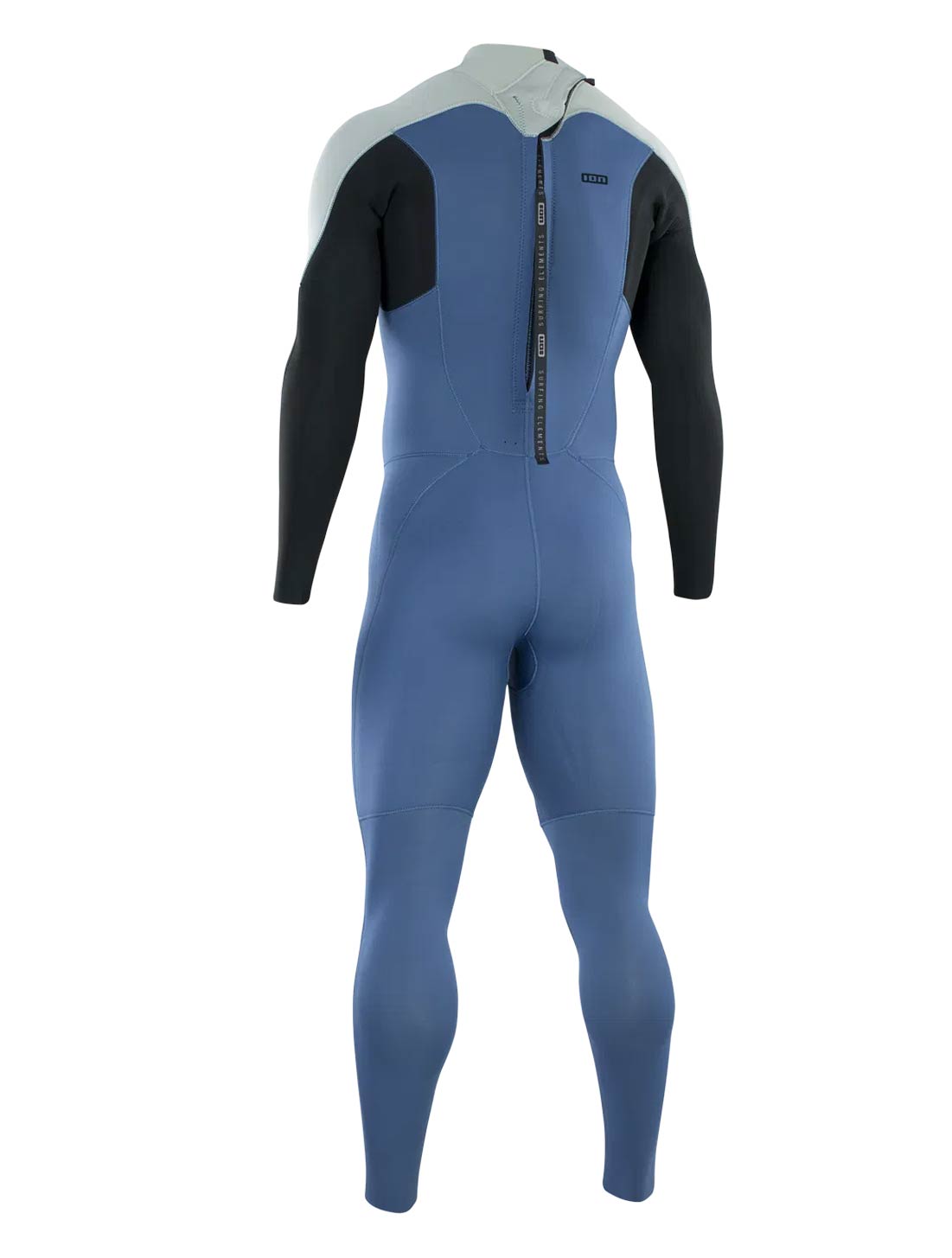  ION ELEMENT 4/3 BACKZIP WETSUIT MEN CASCADE BLUE