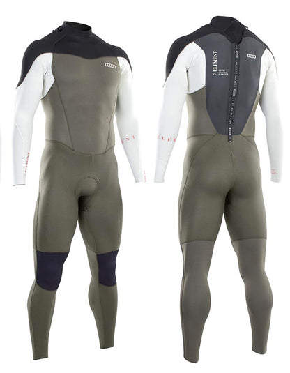  ION WETSUIT ELEMENT SEMIDRY 4/3 BACK ZIP