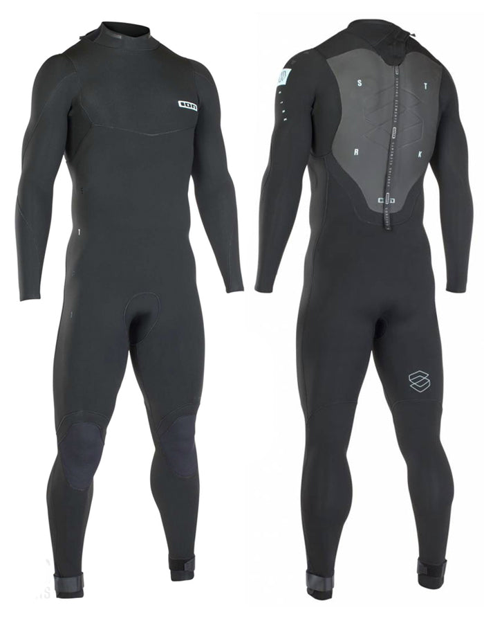  ION WETSUIT 4/3 STRIKE AMP SEMIDRY BACKZIP DL SLATE BLUE RED