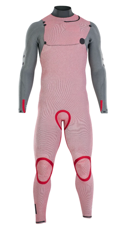  ION SEEK AMP SEMIDRY 4/3 WETSUIT FRONT ZIP