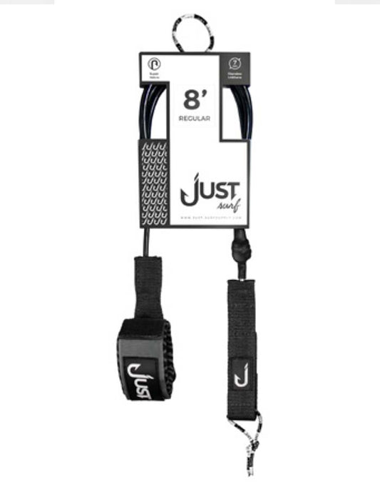  JUST LEASH REGULAR 8' BLACK REGULAR