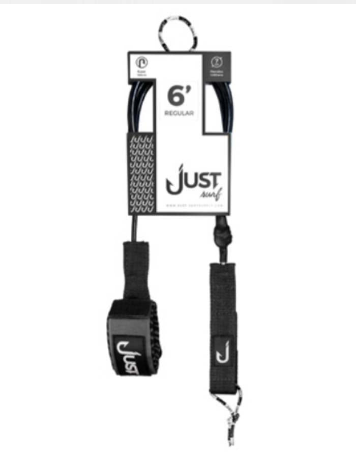  JUST LEASH REGULAR 6' BLACK REGULAR
