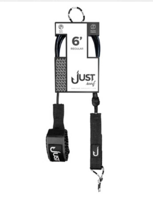  JUST LEASH REGULAR 6' BLACK REGULAR