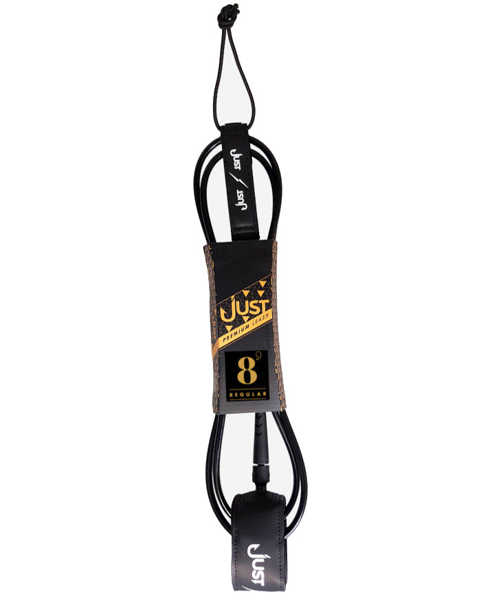  JUST LEASH REGULAR PREMIUM 8'0" BLACK