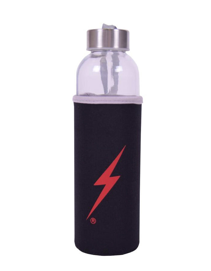  LIGHTNING BOLT REUSABLE WATER BOTTLE BLACK