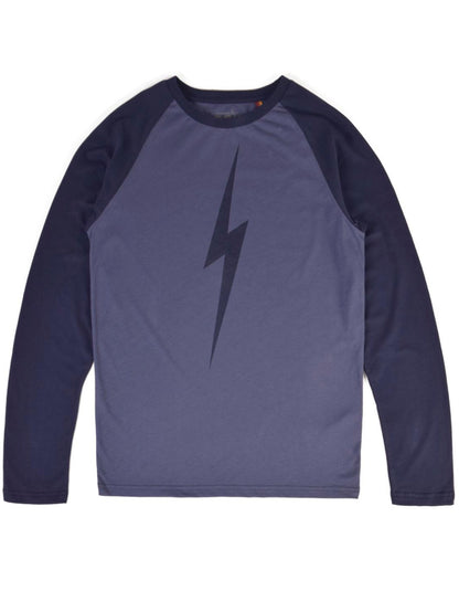  LIGHTNING BOLT FOREVER LONG SLEEVE HAWAIIAN OCEAN (B GRADE)