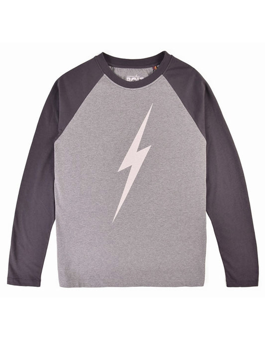  LIGHTNING BOLT FOREVER LONG SLEEVE WHITE (B GRADE)