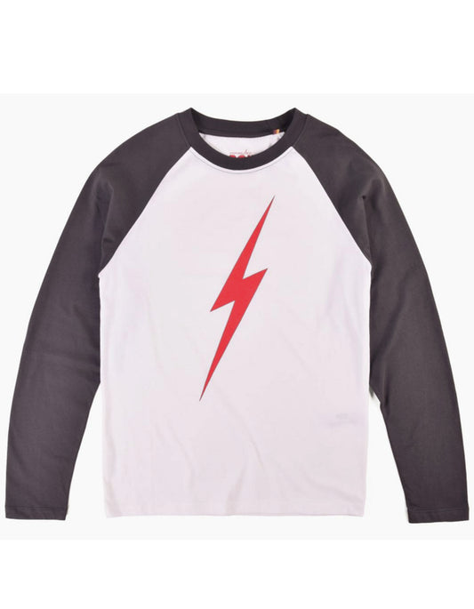  LIGHTNING BOLT FOREVER LONG SLEEVE WHITE